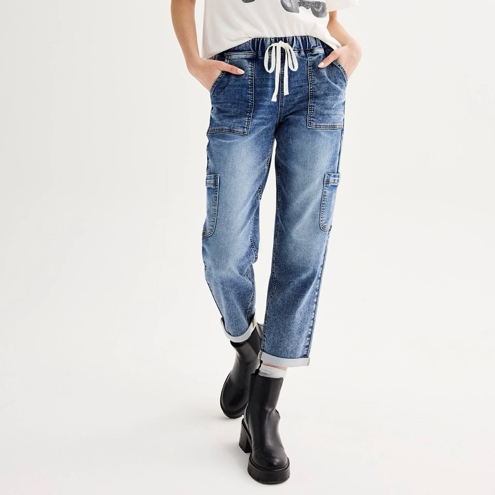 SO Light Blue Denim Cargo Pants